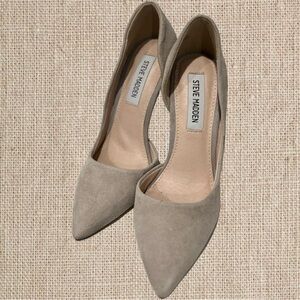 Steve Madden Women's Grey Pointed Heels